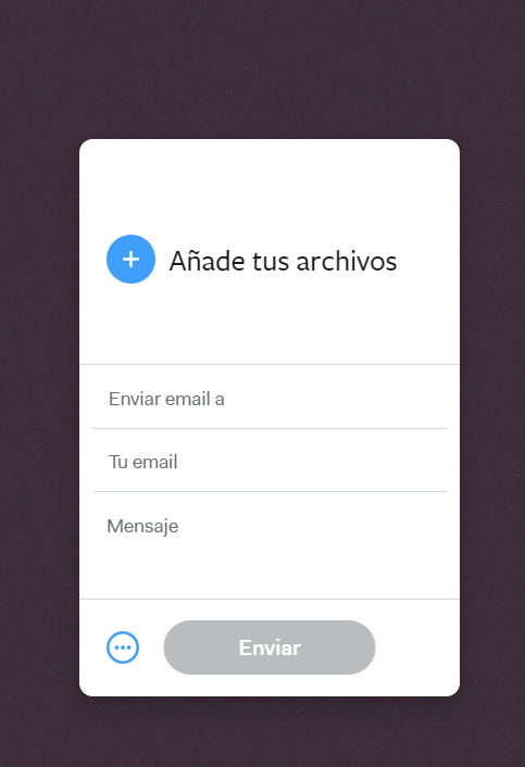 WeTransfer app