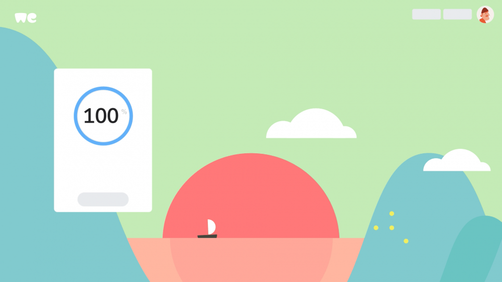 pantalla inicio wetransfer