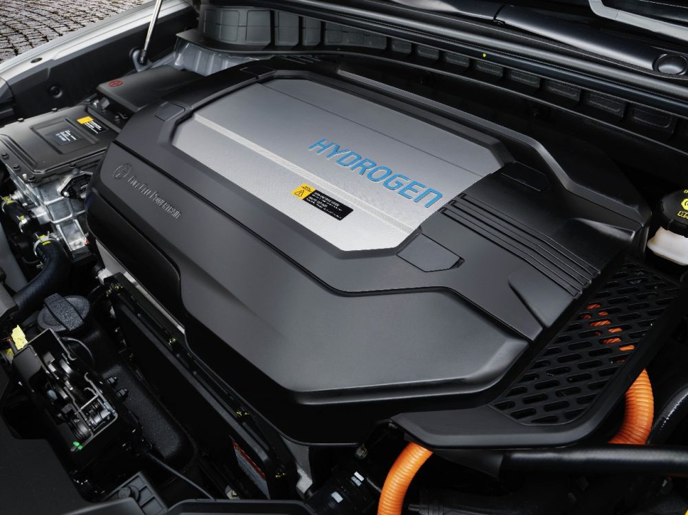 motor de coche de hidrógeno