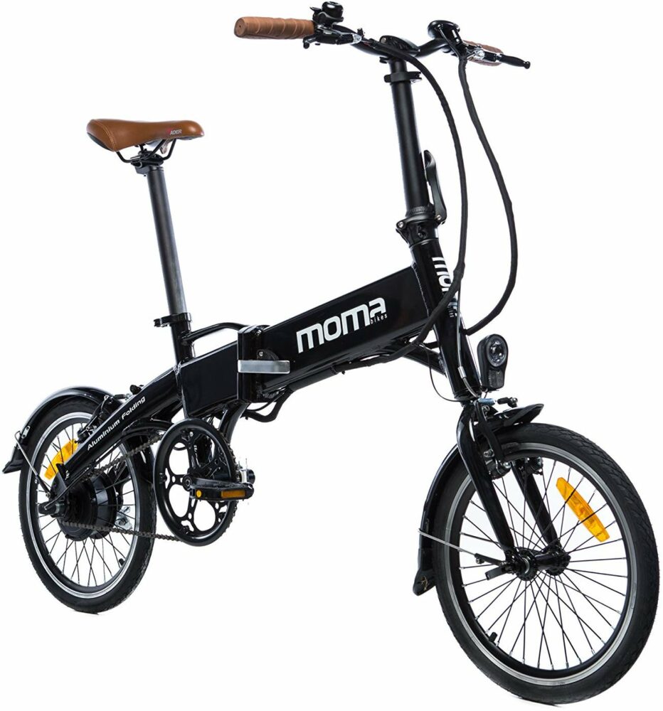 Moma e-16teen una de laas mejores bicicletas eléctricas plegables baratas 2019