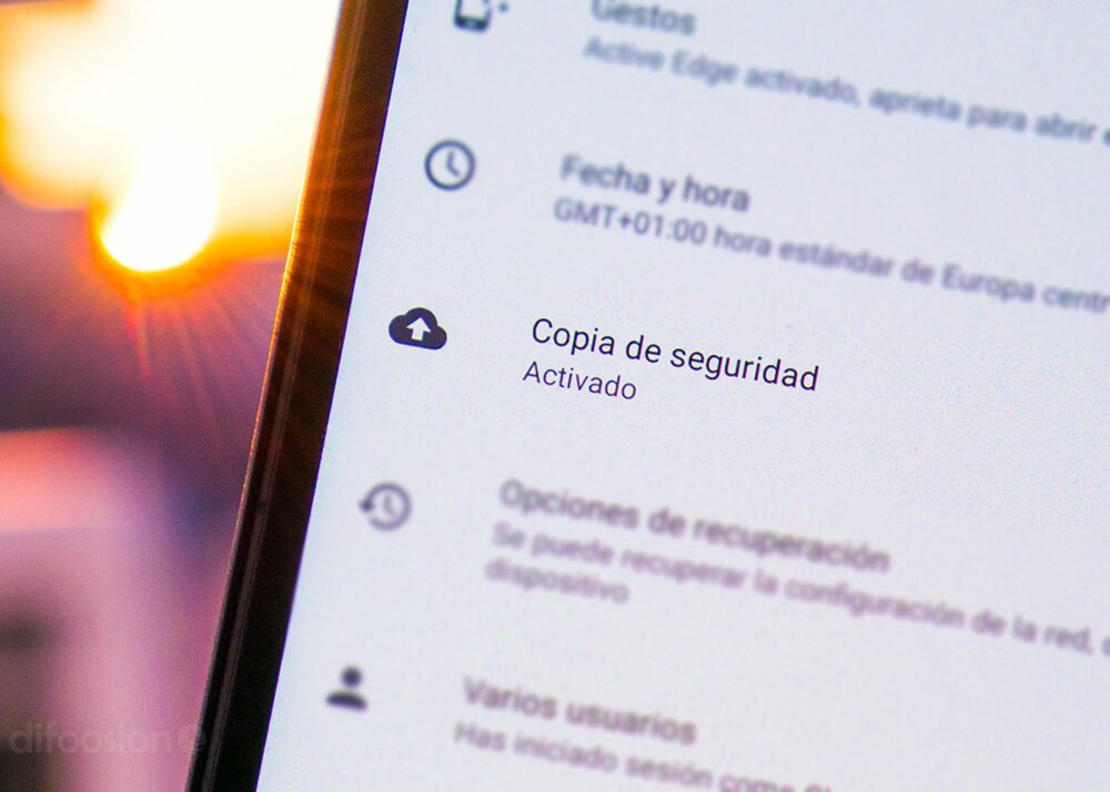 copia de seguridad de datos, aplicaciones y archivos