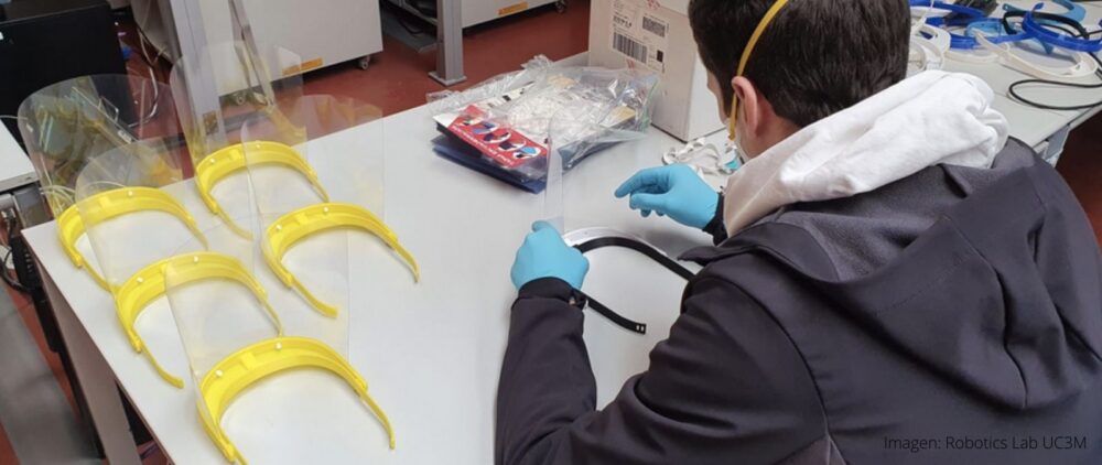 impresión 3D en España para frenar el coronavirus