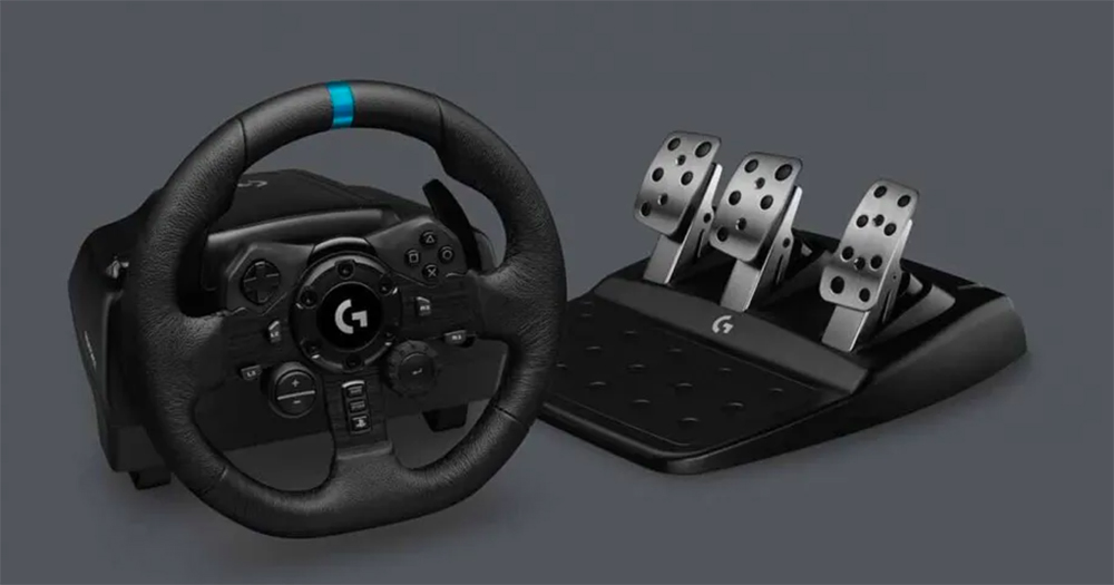 Volante para videojuegos de conducción