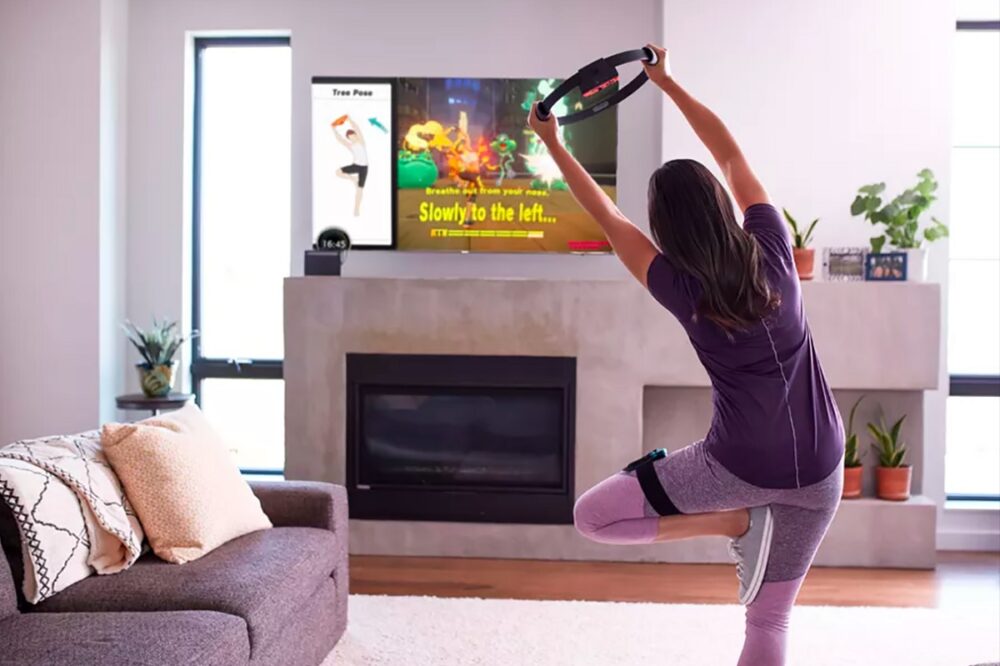 Ring-Fit de Nintendo es uno de los videojuegos para ponerte en forma
