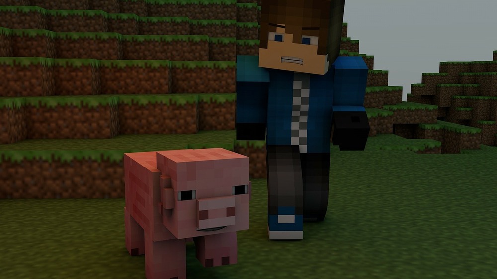 Jardín de Minecraft