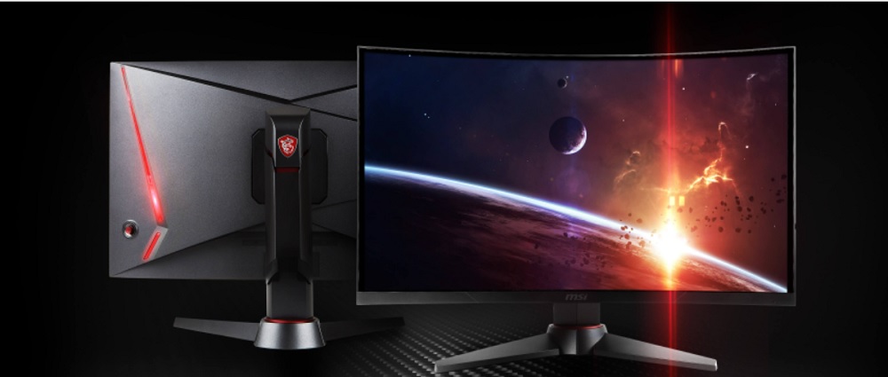 Un monitor curvo protege la vista